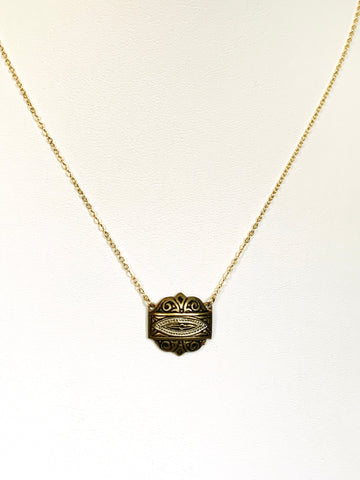 Vintage Spanish Damascene Necklace